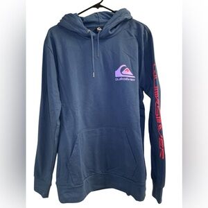 Quicksilver blue hoodie sweatshirt
